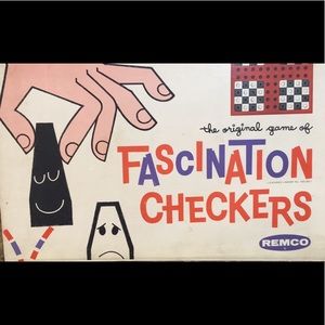 1962 Remco Fascination Checkers Game